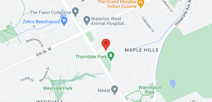 map of 31 Thorndale Drive